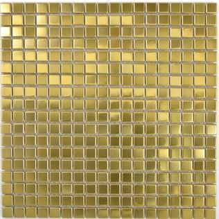 Royal 2122 arany színű rozsdamentes matt acél mozaik