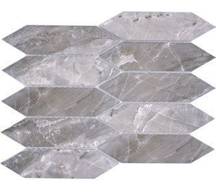Royal 3046 Szürke márványhatású hexalong mozaik