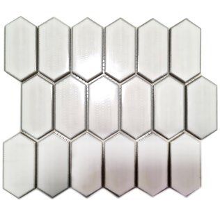 Royal 1139 Fehér mázas hexalong mozaik