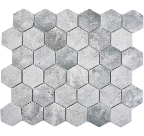 Royal 1650 Szürke kőhatású hexagon mozaik