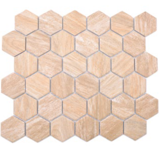 Royal 1646 Bézs travertin hatású hexagon mozaik