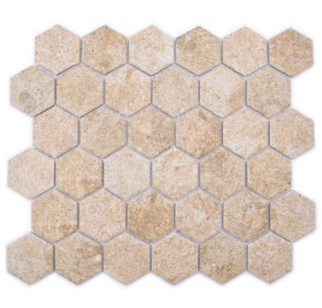 Royal 1644 Bézs kőhatású hexagon mozaik