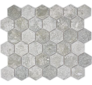 Royal 1645 Szürke kőhatású hexagon mozaik