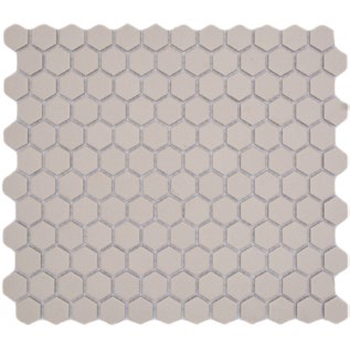 Royal 1381 Bézs matt R10 csúszásmentes hexagon mozaik (kicsi szemcséjű)