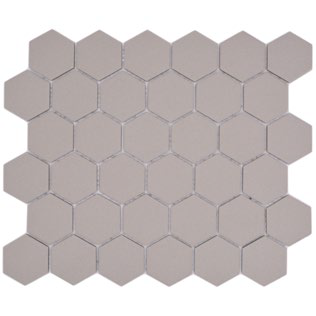 Royal 1384 Sötét bézs matt R10 csúszásmentes hexagon mozaik (közepes szemcséjű)