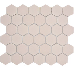 Royal 1385 Bézs matt R10 csúszásmentes hexagon mozaik (közepes szemcséjű)