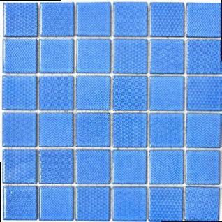 Royal 1187 Fényes kék nyomott mintás retro mozaik (közepes szemcséjű)