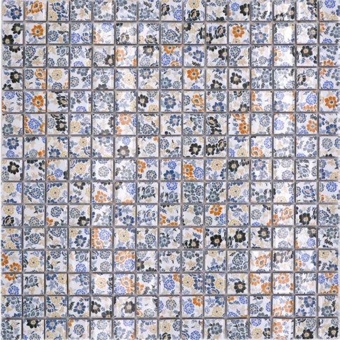 Royal 1182 Fényes virágmintás retro mozaik