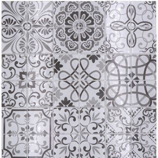 Royal 1320 Szürke marokkói mintás kristálymozaik