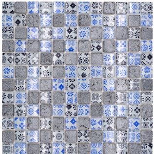 Royal 2247 Színes marokkói mintás kristály ezüstre festett berakással mozaik