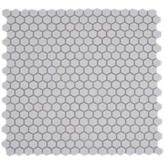 Royal 1432 Matt fehér hexagon minimal mozaik