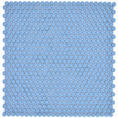 Royal 1442 Fényes és matt kék kör minimal mozaik