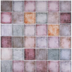 Royal 1940 Rózsaszín-lila-bézs-narancs cementhatású digital design mozaik