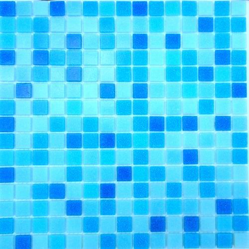 ROYAL IBIZAS kék medence üvegmozaik