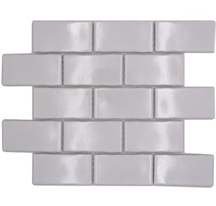 Royal 3063 Fehér fényes rusztikus nem fózolt (sima) Metro Design mozaik