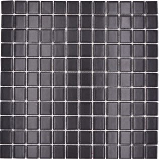 Royal 1691 Fekete matt mázas kerámia mozaik