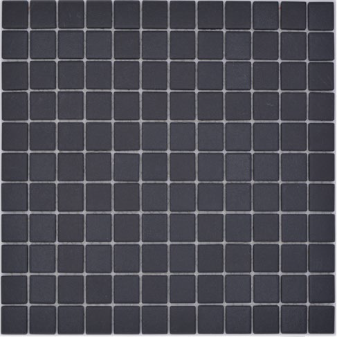 Royal 1028 Fekete matt R10B csúszásmentes mázas kerámia mozaik