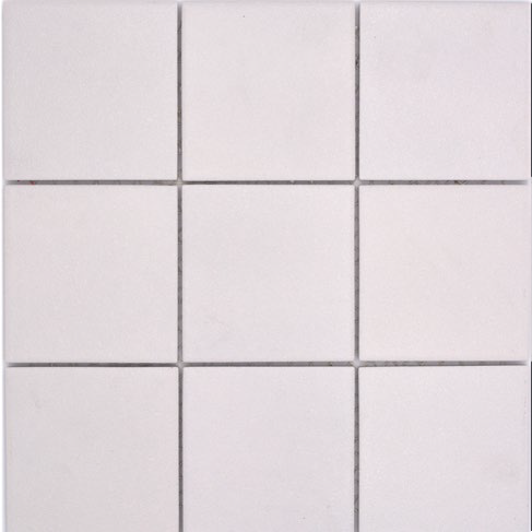 Royal 1827 Fehér matt R10B csúszásmentes mázas kerámia mozaik (nagy szemcséjű)