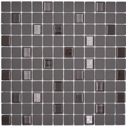 Royal 1375 Barna matt R10 csúszásmentes anyagában színezett kerámia barna kristály berakással mozaik