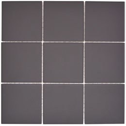 Royal 1368 Fekete matt R10 csúszásmentes anyagában színezett kerámia mozaik (nagy szemcséjű)