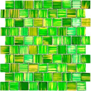 Royal 1316 Zöld árnyalatok kristálymozaik eltolásban