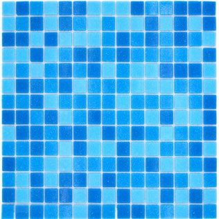 Royal 1550 Kék árnyalatok medence üvegmozaik